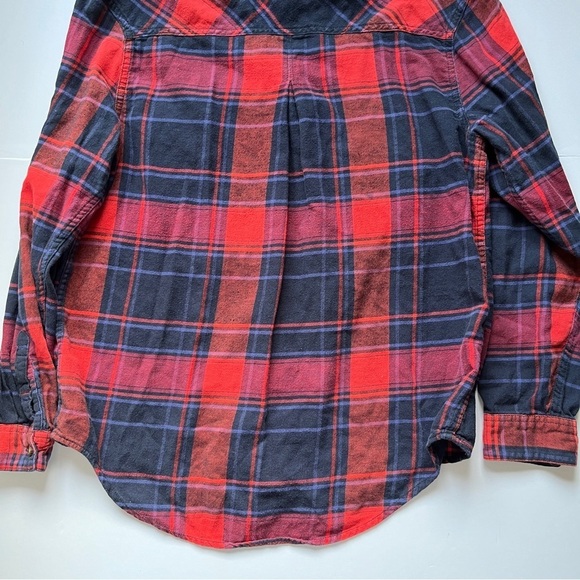 Urban Outfitters BDG Plaid Flannel Shirt Button Down Casual Shirt Top Sz S - Picture 15 of 15